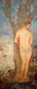 Odilon Redon Saint Sebastian oil painting artist